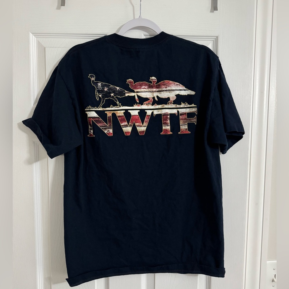NWTF Turkey Hunting Navy Blue T-Shirt